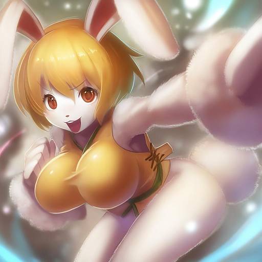 Illustration of Carrot (one piece), one piece in the style of Edobox