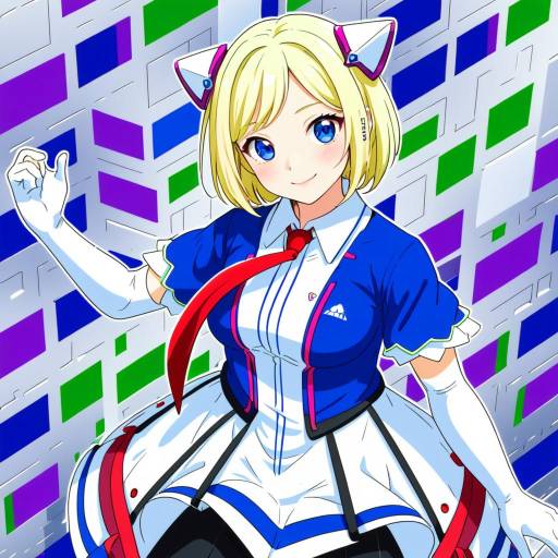 Illustration of Aki rosenthal (1st costume), hololive in the style of Zaxwu