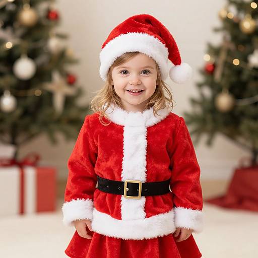 Toddler Girl Santa's Helper Costume