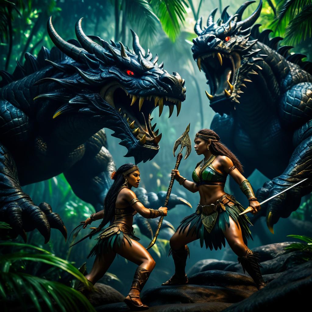 Epic Battle: Tribal Leader vs Jungle Serpent