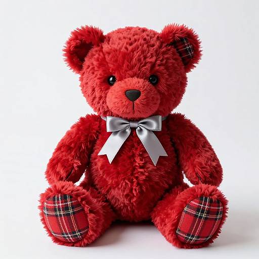Charming Red Teddy Bear Bitsy Cuddles