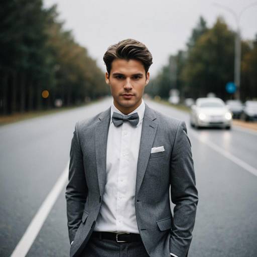 Stylish Outdoor Semi-Formal Male Portrait
