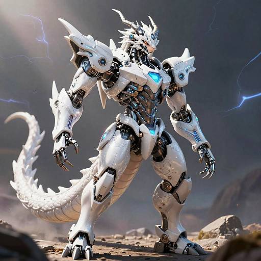 Advanced Bionic Mech Dragon Artwork
