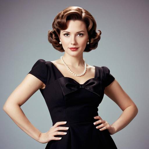 Elegant 1950s Bernice Bennett Cosplay
