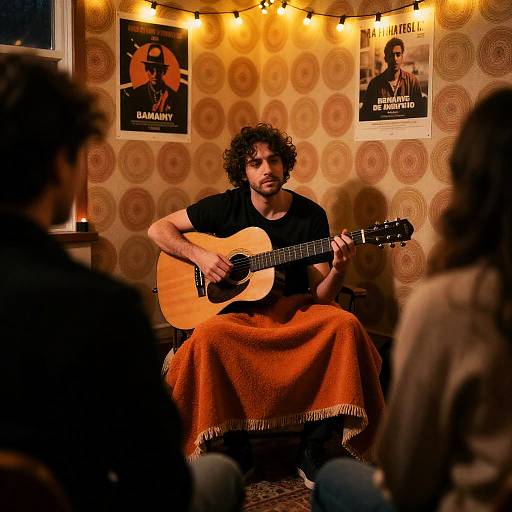 Cozy Nighttime Guitar Session