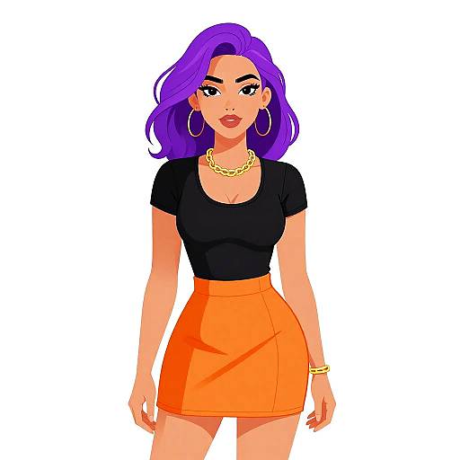 Modern Woman in Casual Chic Outfit