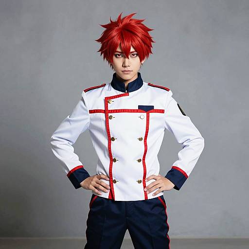 Mikoto Itsuki Cosplay in Detailed Uniform