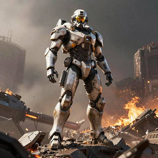 Helldivers 2 Heroic Mech Warrior