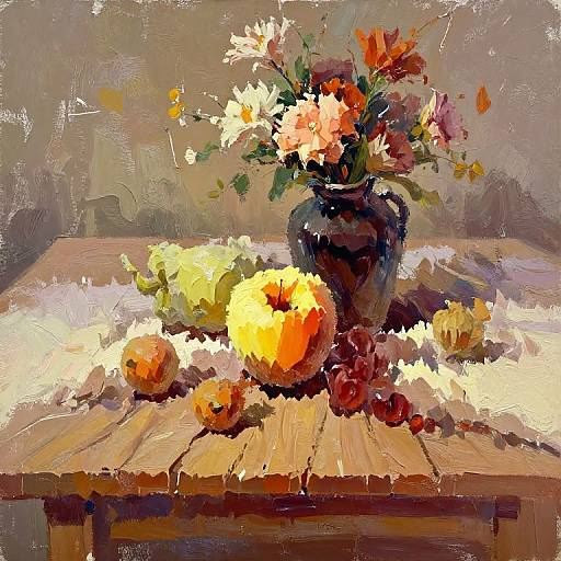 Classic Still Life Oil Painting