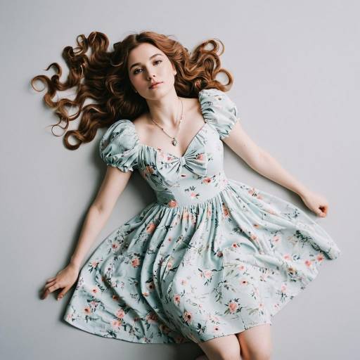 Elegant Elizabeth Cosplay in Pastel Floral