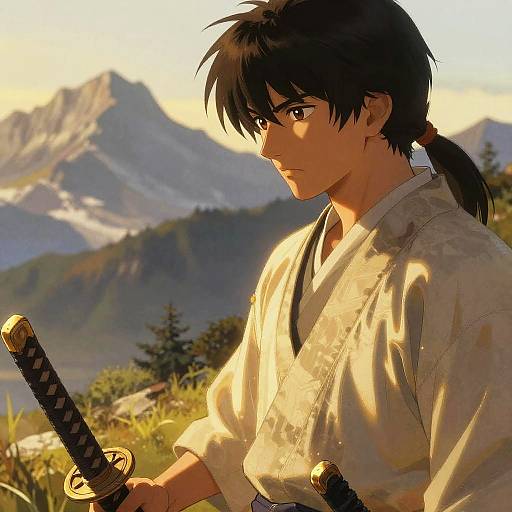 Ancient Samurai in Avila Mountains