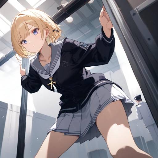 Confident Admiral in Nautical Hangar