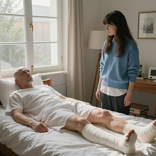 Quiet Moment in a Sunlit Room