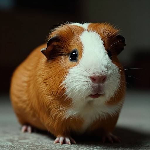 Photorealistic Guinea Pig Cinematic Portrait