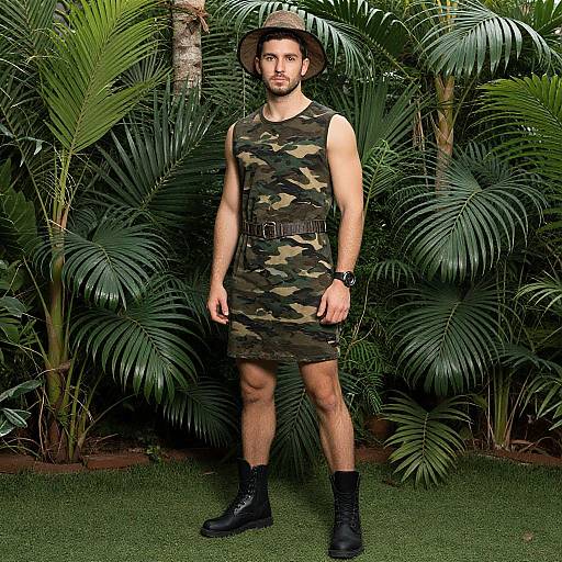 Realistic Jungle Theme Party Outfit