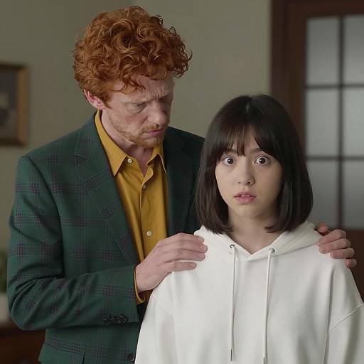 Dynamic Duo: Intense Encounter in Plaid