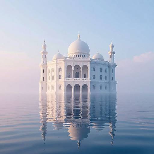 Majestic Palace Between Sky and Sea