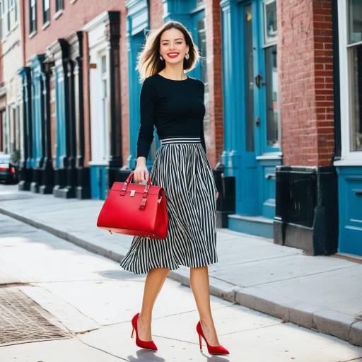 Confident Woman in Urban Fashion