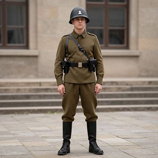 WW1 Soldier in Uniform