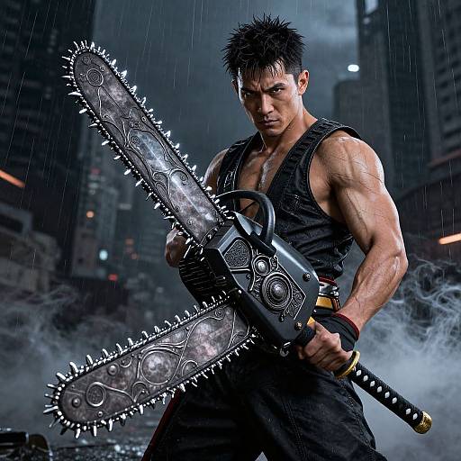 Realistic Katana Devil Chainsaw Man Cosplay