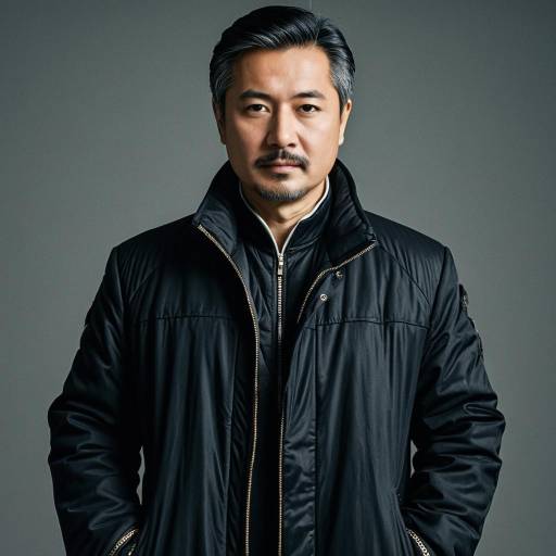 Stylish Middle-Aged Man in Chinese Outfit