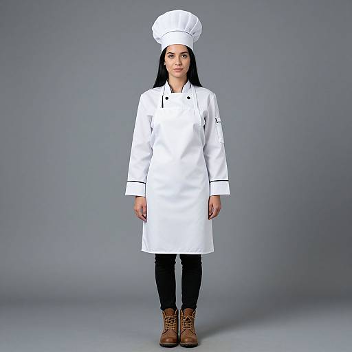 Realistic Baked Chef Costume Woman