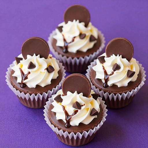 Vivid Heart-Shaped Chocolate Cups