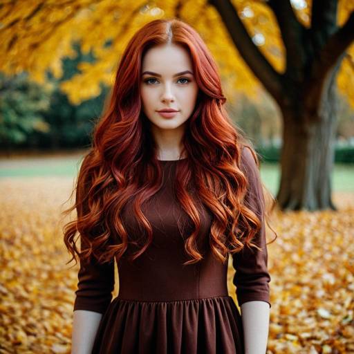 Autumn-Inspired Halloween Costume Portrait