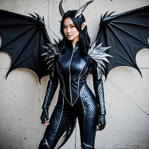 Fierce Ion Dragon Cosplay Outfit Design