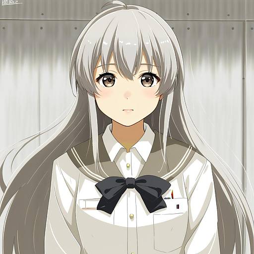 Illustration of Hamanami (kancolle), kantai collection in the style of Ekita kuro