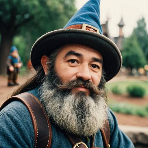 Bashful Dwarf Male with Facial Hair