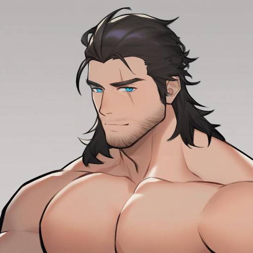 Illustration of Adventurer (ff14), final fantasy in the style of Dos (james30226)