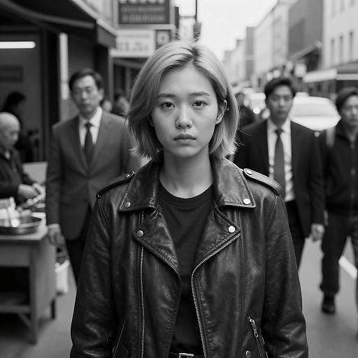 Urban Portrait of a Young Asian Woman