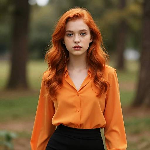 Photorealistic Portrait of Teenage Girl