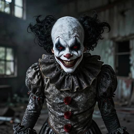 Dark Jester in Abandoned Circus