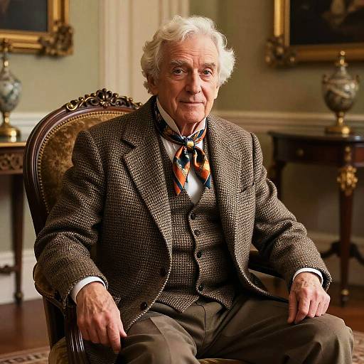 Old Money Boy in Victorian Elegance