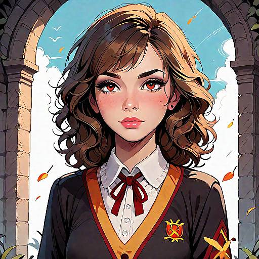 Adult Hermione Granger at Hogwarts