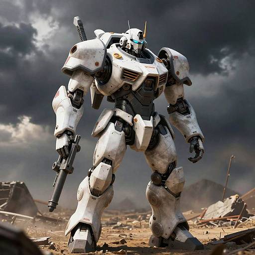 Advanced Mech Warrior in Wasteland