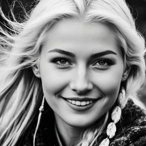 Majestic Nordic Woman Portrait