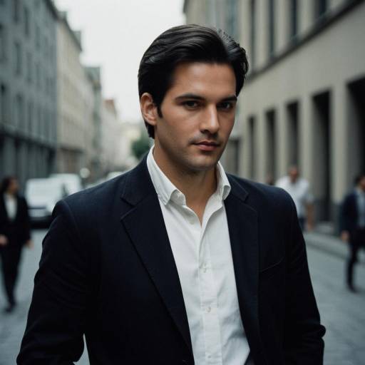 Young Man in Casual Elegant Outfit