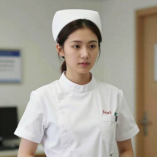 Photorealistic High-Quality Female Nurse Portrait
