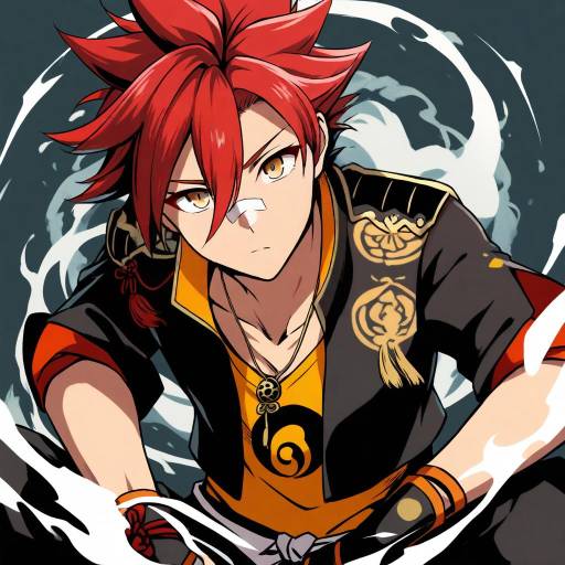 Illustration of Aizen kunitoshi, touken ranbu in the style of Shiraha maru