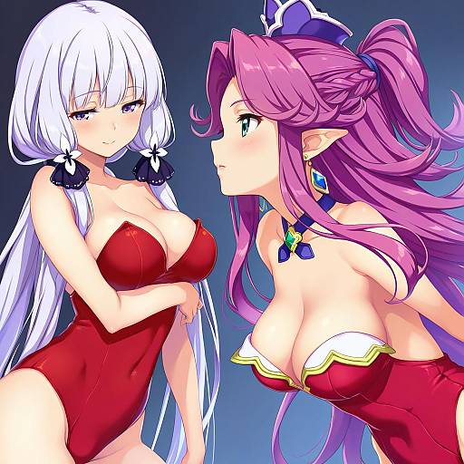 Illustration of Angela (seiken densetsu 3), seiken densetsu in the style of Kawagoe pochi