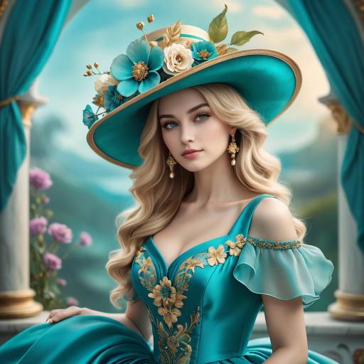 Elegant Portrait of a Woman in Fantasy