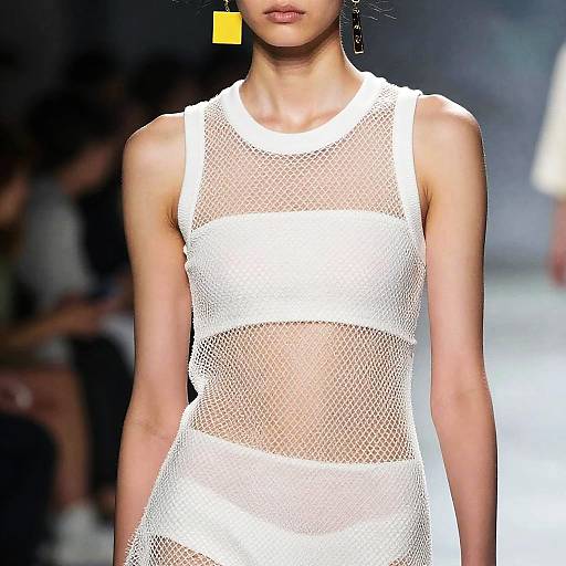 Avant-Garde Runway Mesh Fashion
