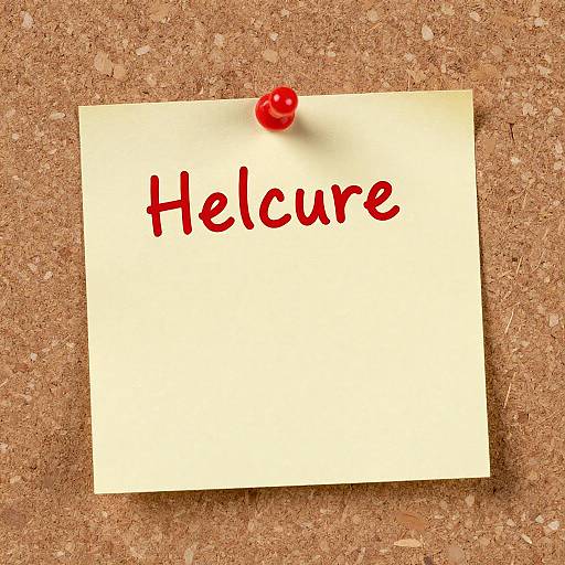 Captivating Sticky Note on Corkboard