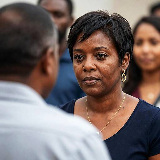 Intense Moment Between Two Figures