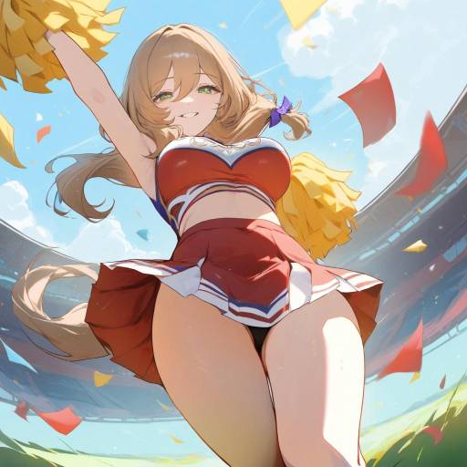Cheerleader Lisa from Genshin Impact