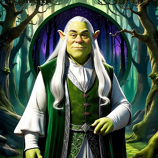 Enchanted Wise Wizard in Twilight