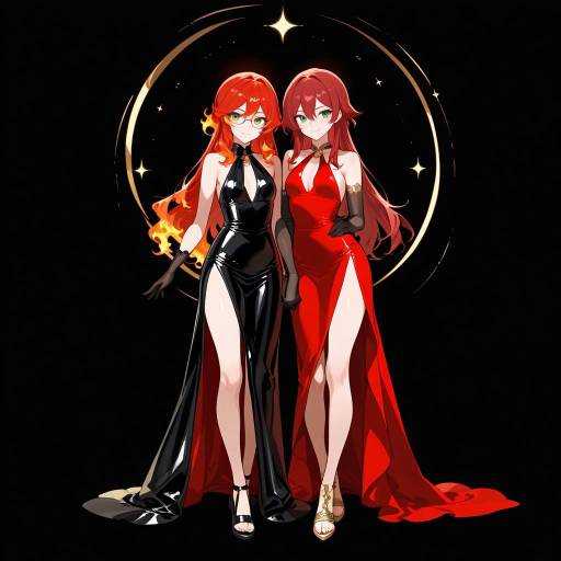Elegant Couple in Dramatic Fashion Elegant Couple in Dramatic Fashion